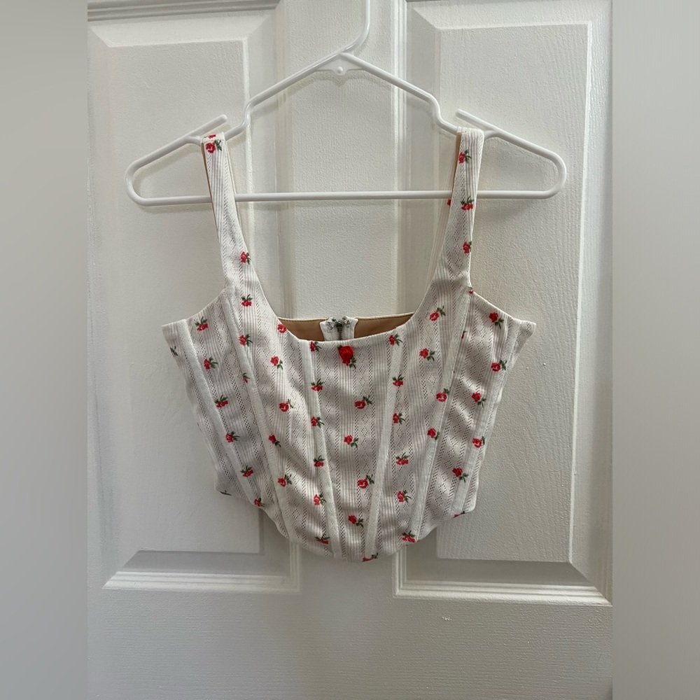 With Jean corset top